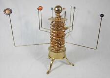 Solid Brass Orrery Motorised Model Solar System by Eaglemoss planets sun moon picture