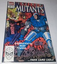 The New Mutants #91 Sabretooth Was Rough Then Came Cable Marvel Comics 1990 NM picture