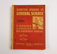 VTG 1945 Mentzer, Bush & Company Directed Studies In General Science Workbook picture
