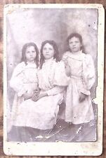 1899 THREE YOUNG GIRLS 