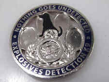 UNITED STATES MARSHALS SERVICE EXPLOSIVES DETECTION K9 CHALLENGE COIN picture