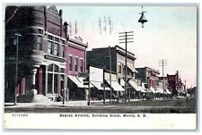 1909 Dakota Avenue Looking South Stores Huron South Dakota SD Antique Postcard picture
