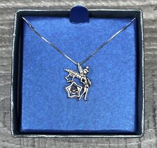 Enchanted Disney Fine Jewelry Tinker Bell Diamond Necklace w/Floating Diamond picture