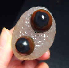 Rare 64G Natural Inner Mongolia Gobi Agate Eye Agate Crystal Stone Healing Z27 picture