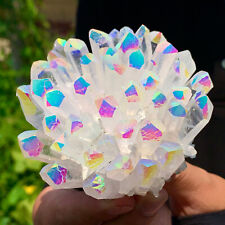 384G  Angel Aura Quartz Titanium BismuthSiliconcluster Rainbow Crystals Stone picture