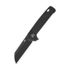 QSP Penguin Folding Knife Black G10 Handle 14C28N Plain Black Blade QSP130BL-A2 picture