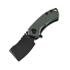 Kansept Korvid Mini Folding Knife Green/Black G10 Handle 154CM Plain T3030A1 picture
