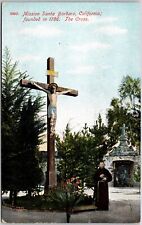 Mission Santa Barbara California CA Founded In 1786 The Cross Postcard picture