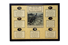 The Civil War Bullet Collection of The Eastern Campaigns with Display Case & COA picture