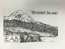 1985 QSL Card Tenerife Island Canary Islands Amateur Ham Radio Stamped picture