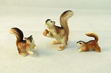 Vintage 1960's  Mama Squirrel with Babies Small Plastic Figures picture