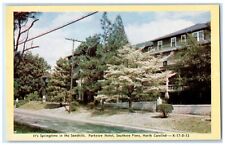 c1960 Springtime Sandhills Parkview Hotel Southern Pines North Carolina Postcard picture