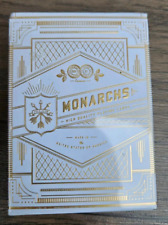 White Gold Monarch Playing Cards C1 picture