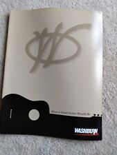 2003-2004 Washburn Guitars Catalog with Dimebag Darrell Models picture