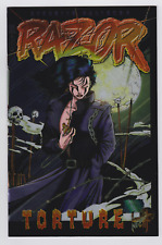 Razor Torture #0 NM London Night Comics 1995 foil cover comic book picture