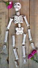 Lg Day of the Dead Articulated Skeleton Clay by Pineda Handmade Mexico Folk Art picture