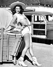 DOROTHY MALONE Leggy Cowgirl Photo   (221-P ) picture