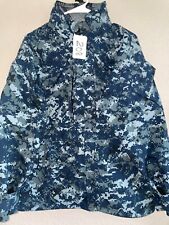 USN Blue Digital Gore-tex NWU Parka Small XX-Short Used OU208 picture