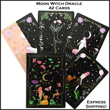 Moon Witch Oracle Cards 42 PCS Tarot Deck English Version Divination picture
