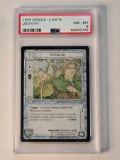 1995 Middle Earth Wizards Limited 1st edition LOTR TCG CCG  Legolas PSA 8 picture