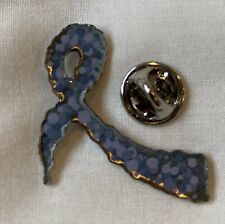 *NEW* Parkinson's Disease Awareness ribbon grey pin badge / brooch. Charity. picture
