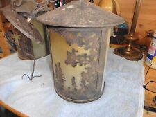 Vintage Lamps Metal Glass underwater look asian hanging 12x8 picture