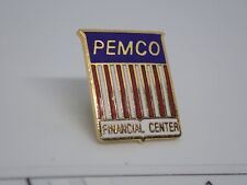PEMCO Financial Center Vintage Enamel Lapel Pin picture