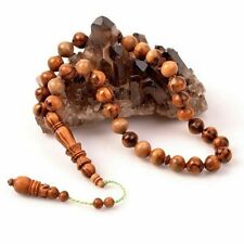 REAL Oud Agarwood Tree Islamic Prayer 33 beads Tasbih Misbaha Sibha Tasbeeh 10mm picture