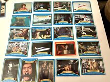 1979 TOPPS MOONRAKER - JAMES BOND 007 Trading Cards Lot Of 21 picture