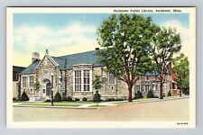 Rochester MN-Minnesota, Public Library, Vintage Postcard picture