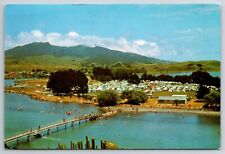 Raglan Motor Camp Resort New Zealand Vintage Postcard picture