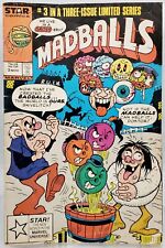 Madballs #3 Star Comic Marvel Comic Book 1986 Limited Series Badballs Snivelitch picture