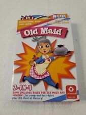 Old Maid & Memory 2-in-1 Jumbo Educational Card Game For Kids, Age 3+  NEW picture