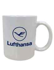 Deutsche Lufthansa Retro Blue Logo German Airline Souvenir Coffee Mug Tea Cup  picture