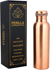 Copper Water Bottle With Leak Proof Protection Health Benefits 1 L picture