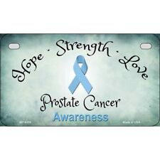 Prostate Cancer Novelty Metal Motorcycle Plate picture