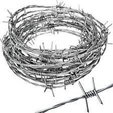 Real Barbed Wire - 18 Gauge 4 PT - (25 Feet) Light Duty - More Flexible - picture