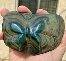 Natural AAA grade Rainbow Obsidian Polished Butterfly 344g Mexico picture