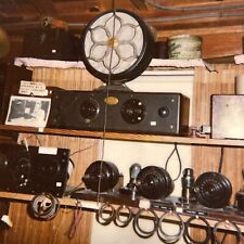 i3 Photograph Polaroid Of Antique Radios In AL Sherman's Studio 1989 picture