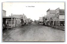Main Street View Lents Oregon OR 1907 DB Postcard w DPO V8 picture