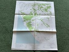 Vintage 1959 US Dept Geological Survey Cambria California Topographical Map picture