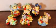 Vintage Apple Collection By Enesco Set Of 6. Perfect Condition. picture