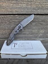 Jake Hoback A8 Custom Titanium Flipper Knife NIB picture
