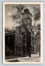 Huntington PA- Pennsylvania, Huntington County Court House, Vintage Postcard picture
