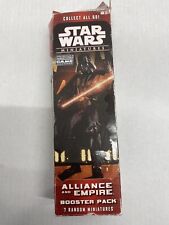 WOC Star Wars Miniatures Alliance & Empire Booster Pack  OPEN BOX picture