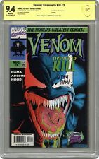 Venom License to Kill #3 CBCS 9.4 SS Larry Hama 1997 21-21F7AAA-012 picture