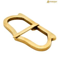 Medieval Brass Buckle Hand Forged Medieval Pirate Belt Costume Cosplay Accessory picture