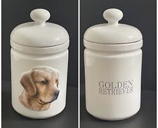 Vintage 1999 3D Golden Retriever XPRES Best Friends Originals Canister Treat Jar picture