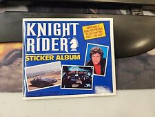 Vintage KNIGHT RIDER Sticker & Album Set David Hasselhoff 1984 picture