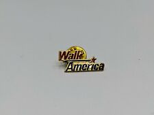 Walk America  Metal & Enamel Lapel Pin Pinback picture